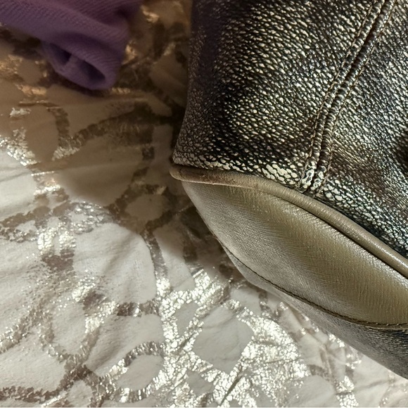 YSL Gray and Tan Travel Bag - Picture 14 of 16